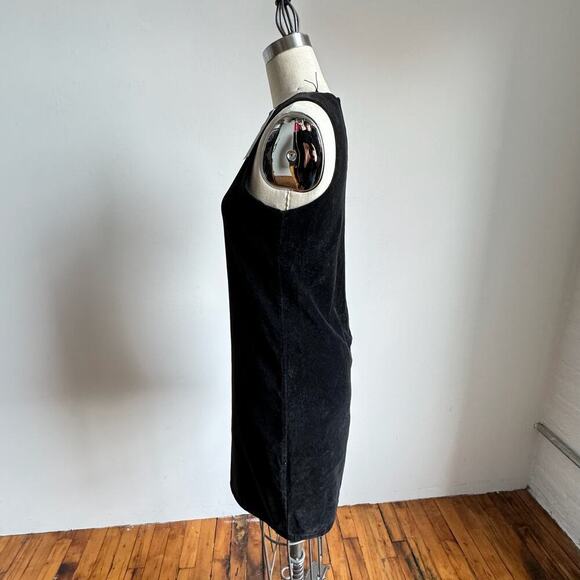 REFORMATION Vintage Rework Cotton Velvet Mini lbd Dress - Picture 4 of 9